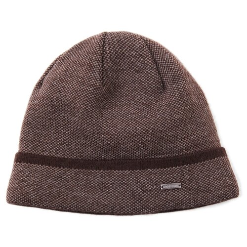 фото Шапка мужская finn flare, цвет: темно-коричневый a20-21143_601, размер: 58