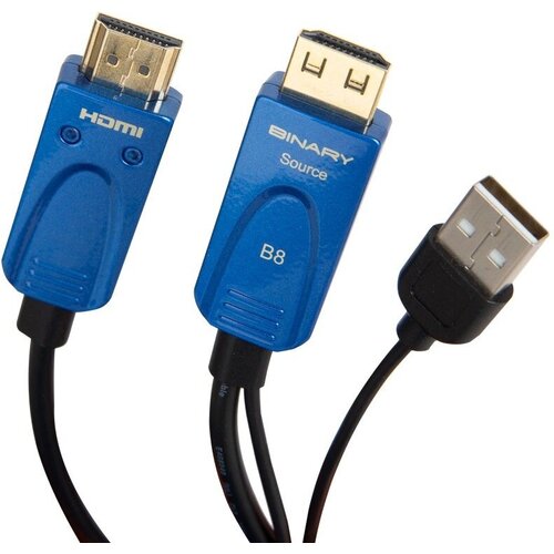 Кабель HDMI - HDMI оптоволоконные Binary HDMI B8 Active Optical 4K Ultra HD High-Speed 30.0m кабель hdmi hdmi оптоволоконные eagle cable 313245002 deluxe high speed hdmi 2 1 2 0m