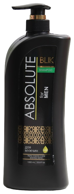 Absolute Blik Шампунь для волос for men, 1000 мл