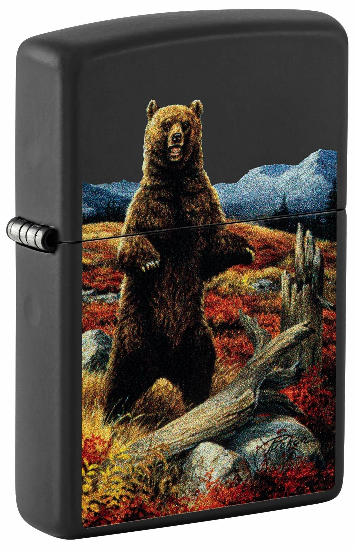 Изображение Зажигалка ZIPPO Подарочный набор ( Зажигалка бензиновая Zippo 48597 Linda Picken + Кремни + Топливо 125 мл )