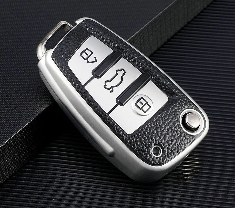 Чехол MejiCar для выкидного ключа Audi 2001+ TPU