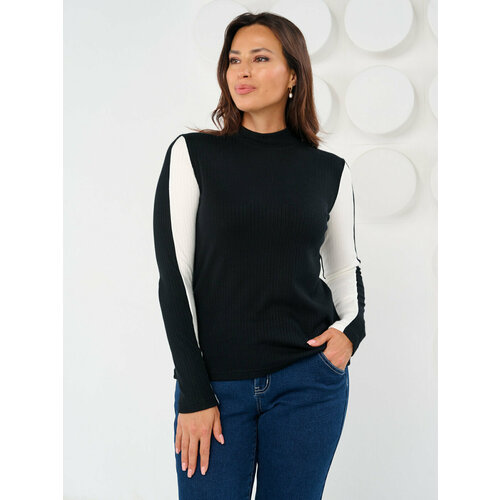 фото Водолазка maxroses, размер 48, черный