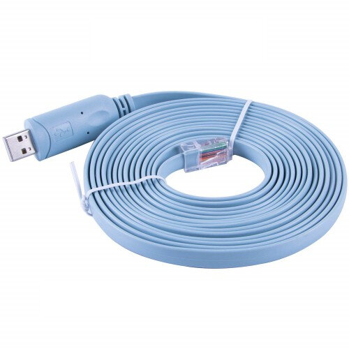 фото Кабель-адаптер консольный USB-A RJ45 KS-IS (KS-537U)