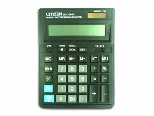 Калькулятор бухгалтерский CITIZEN SDC-664S