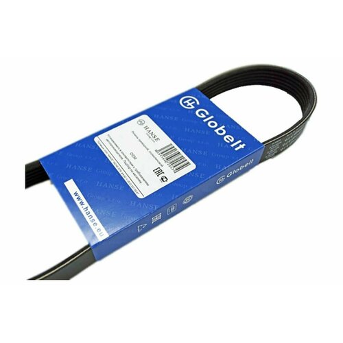 Ремень приводной поликлиновой ВАЗ 1118, 2190 / 6PK823 EPDM /Globelt