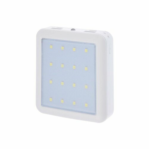 Внешний аккумулятор 484 10000 мАч кабели Type-CLightningMicroUSB фонарь белый 1439₽