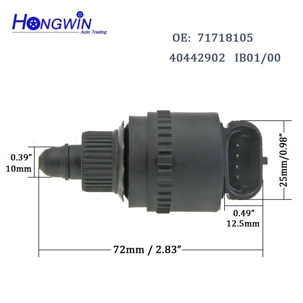 Новый клапан управления холостым воздухом B01/00 IB02/00 для Fiat speedgear Palio Siena 1,3 1,5 multipla NP, шаговый двигатель скорости холостных шин, IB02-00, IB01 — фото 1