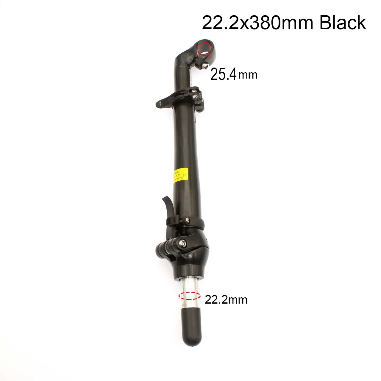 Вынос руля NowAct для электроскутеров и электровелосипедов из алюминиевого сплава Черный, 22.2mmBlack