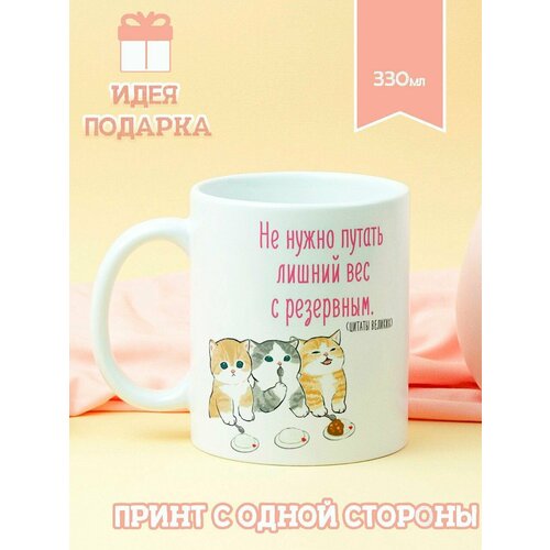 Кружка котик Цитаты великих 490₽