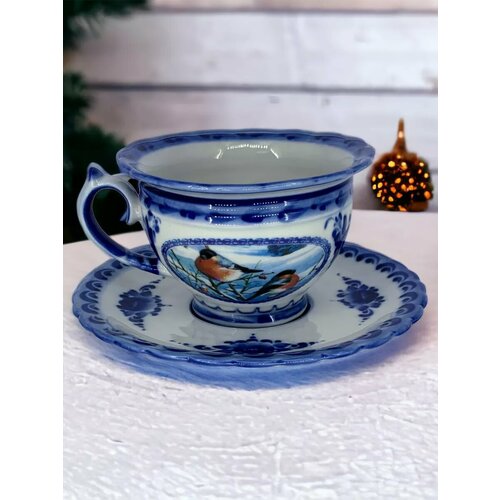 Чайная пара Снегири 250 мл 2106₽