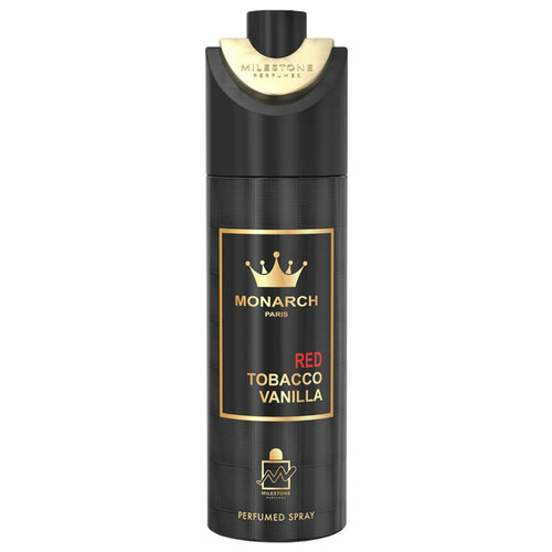 Дезодорант Milestone унисекс спрей парфюмированный Monarch Paris Red Tobacco Vanilla 200мл 496₽