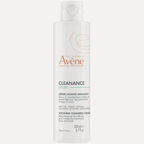 Изображение товара Avene Клинанс Гидра Очищающий успокаивающий крем для проблемной кожи 200мл