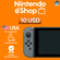 Карта пополнения Nintendo Eshop на 10 долларов для региона США