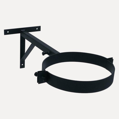 Изображение товара Кронштейн телескопический для дымохода черный диаметр дымохода: 115-123 мм