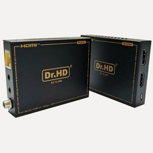 Изображение товара HDMI удлинитель по UTP Dr.HD 005007070 EX 70 UHD