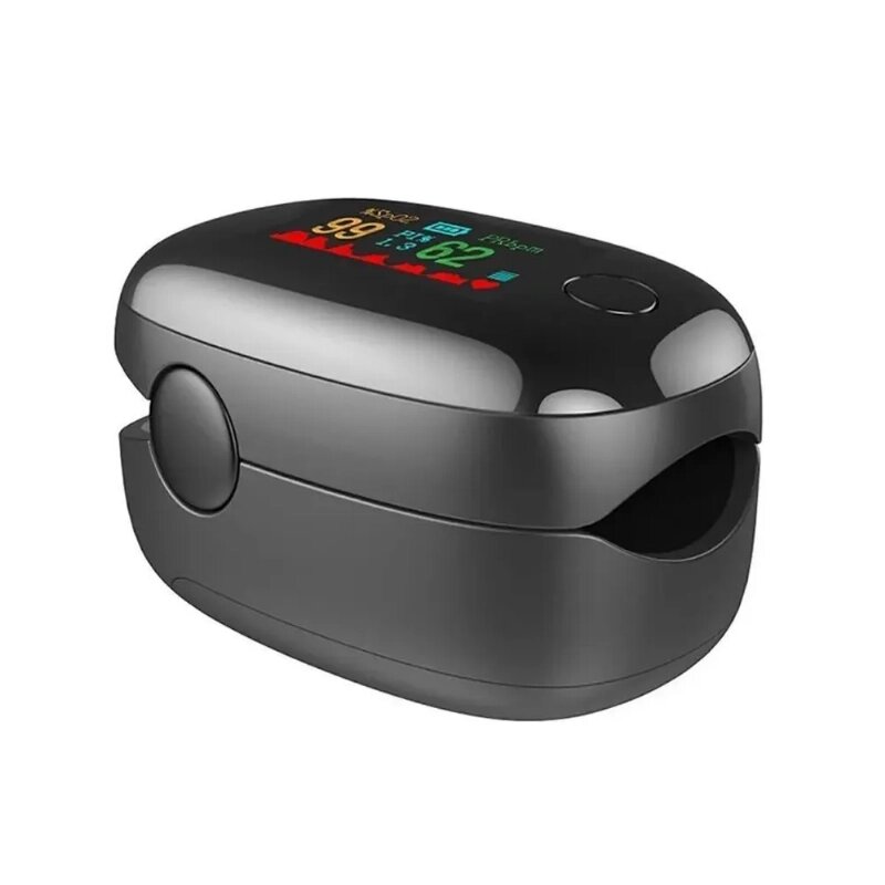 Медицинский пульсоксиметр на палец Oximeter SMH-01, Black, черный — фото 1