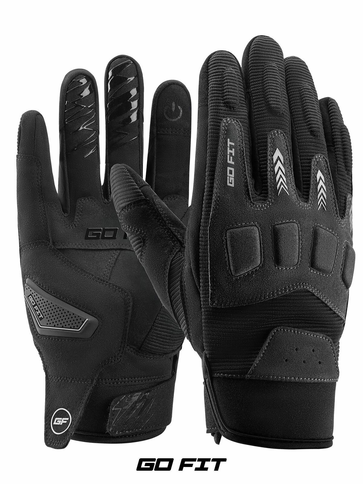 Перчатки тактические GO FIT Active, спортивные, мотоперчатки, экипировка для мотоцикла, сенсорные, размер XXL