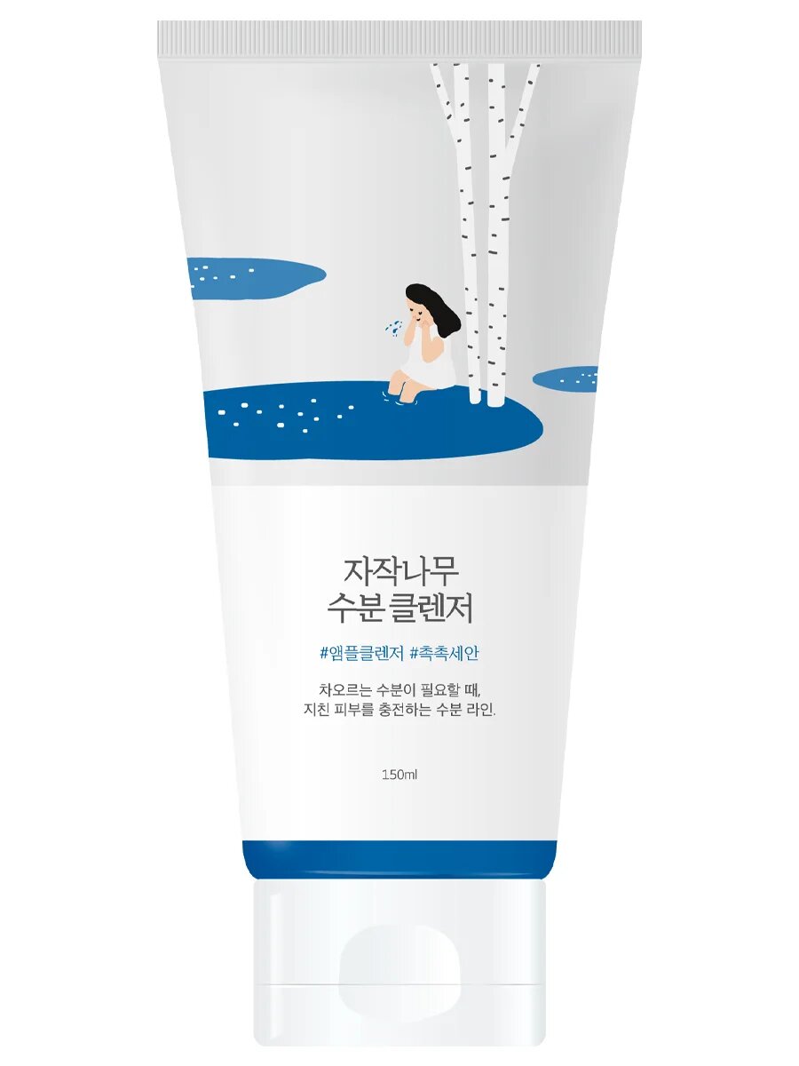 Увлажняющий гель для умывания с березовым соком Round Lab Birch Juice Moisturizing Cleanser 150 мл