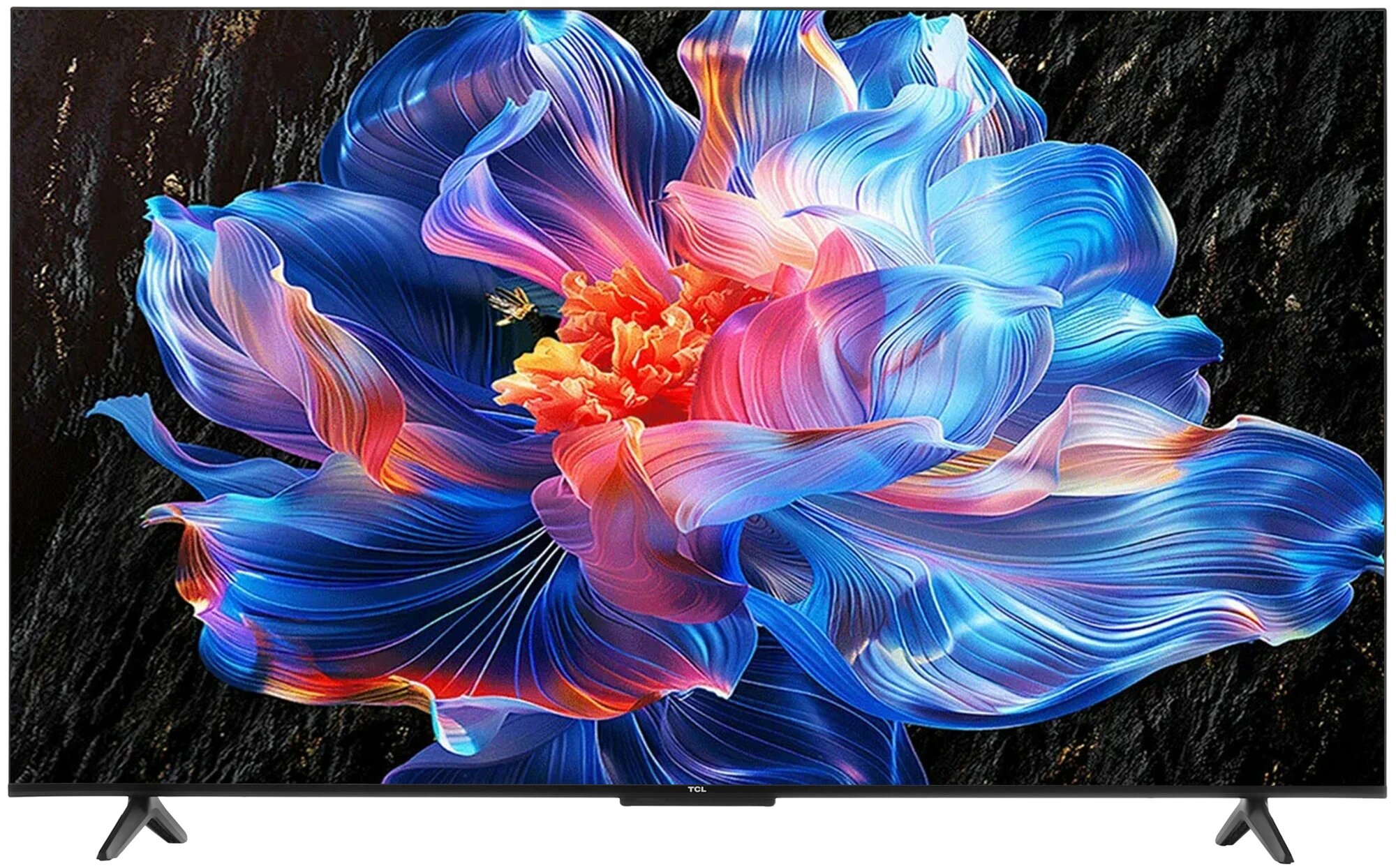 TCL 55P6K, черный (Direct LED, 4K UltraHD, Wi-Fi, 60 Гц, Google TV)