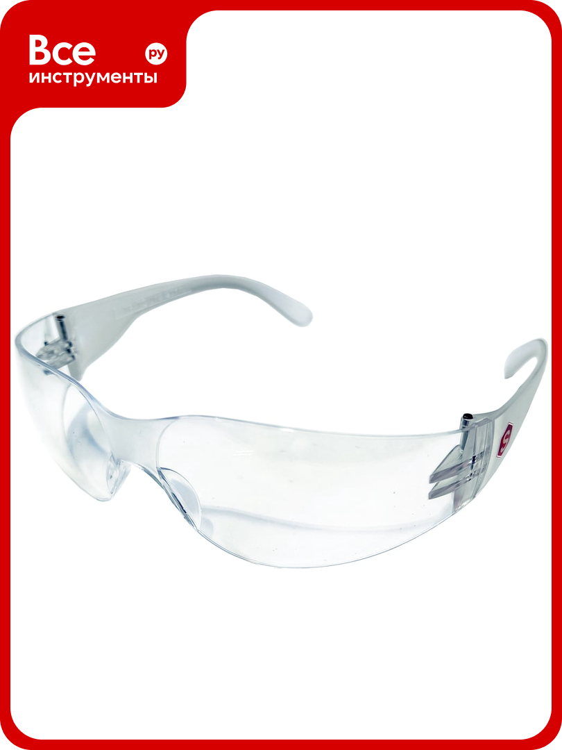 Очки защитные открытые поликарбонат прозрачные SAMGRUPP SAMC-073001001