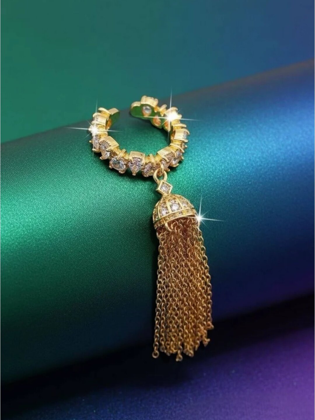 Кольцо-кулон, авантюрин