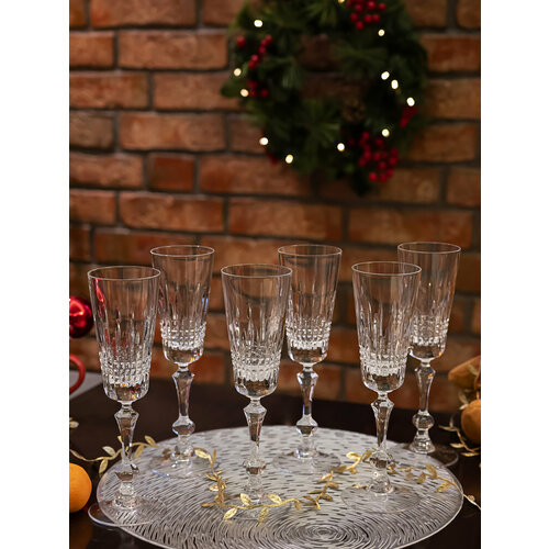 Хрустальные бокалы для коктейлей 200 мл набор 6 шт Неман 1000206 9407200гр 13710₽