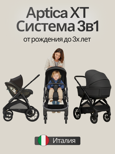 Изображение товара Коляска 3 в 1 Inglesina Aptica XT Darwin i-Size Magnet Grey