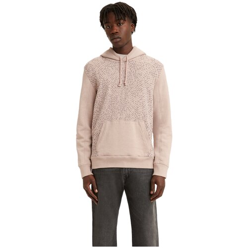 Худи Levis Wellthread hoodie faded flora pink grap M Мужчины