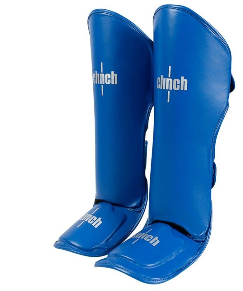 Защита голени и стопы Clinch Shin Instep Guard Kick синяя (размер XL)