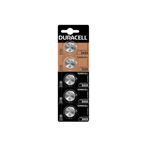 Батарейка Duracell 2025, в упаковке: 5 шт.