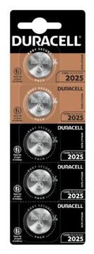 Литиевая батарейка CR2025 Duracell 5 шт.