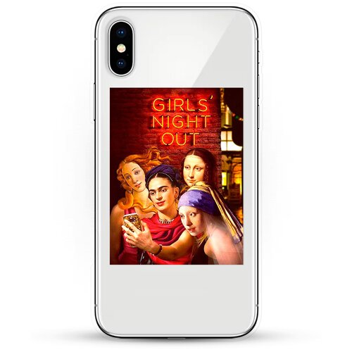 фото Силиконовый чехол girls nignt out на apple iphone x andy & paul