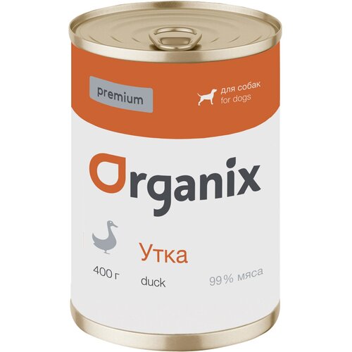 ORGANIX PREMIUM для взрослых собак с уткой (400 гр х 9 шт)