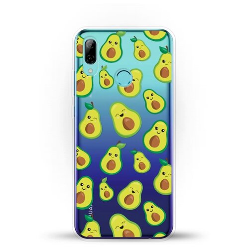 фото Силиконовый чехол много авокадо на huawei p smart (2019) andy & paul