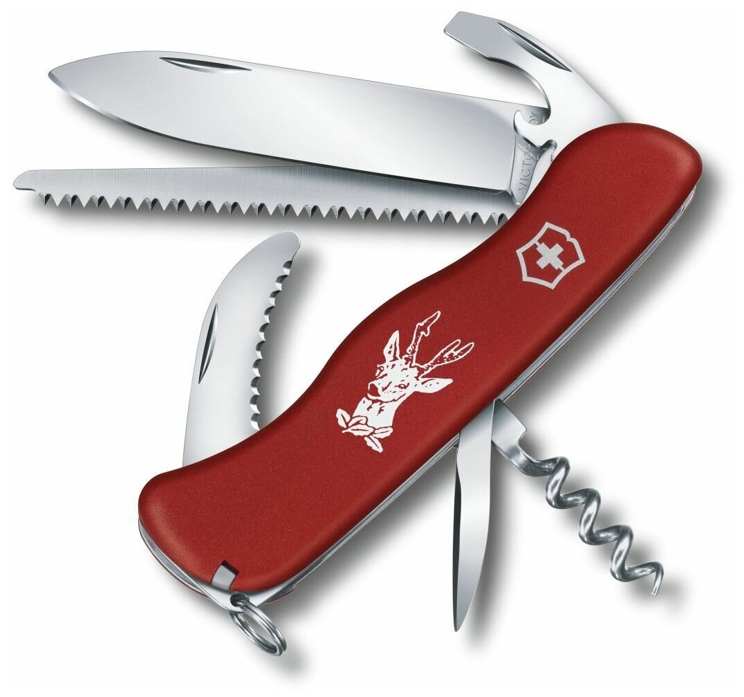 Мультитул брелок VICTORINOX Hunter красный