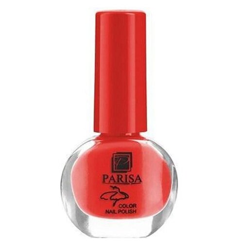 Parisa Лак для ногтей Ballet Mini, 6 мл, №34 красно-оранжевый матовый