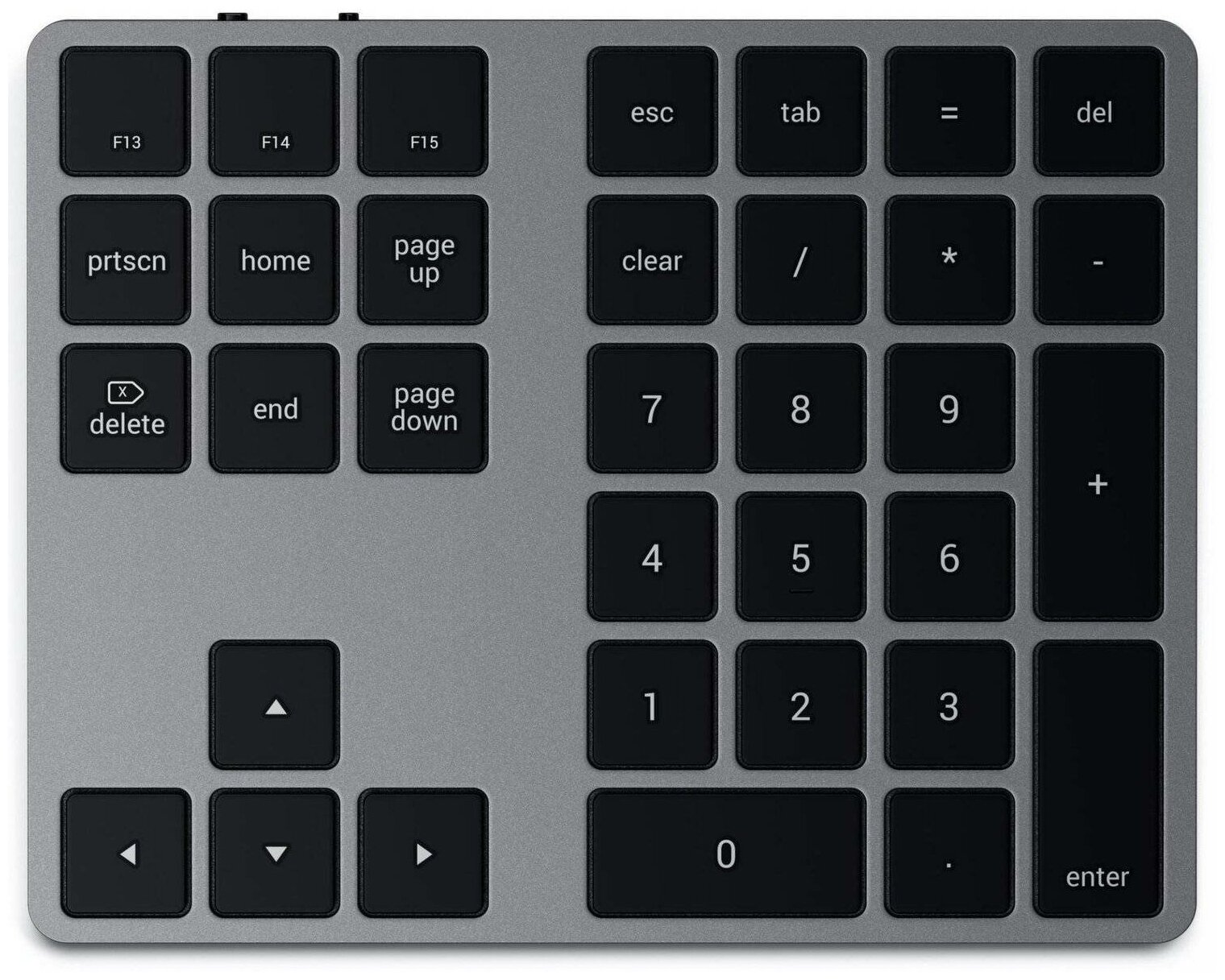 Satechi Aluminum Slim Wireless Keyboard Space Grey St-xlabkm .