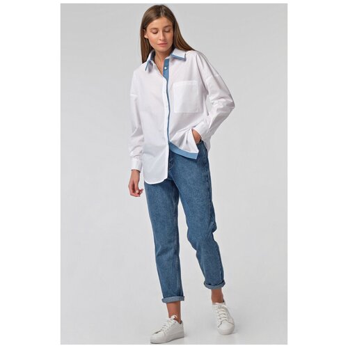 фото Рубашка fly, размер 48, белый