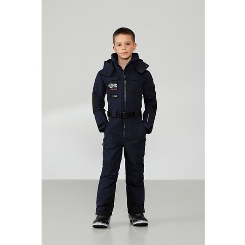 фото Комбинезон poivre blanc, демисезон/зима, подкладка, карман для ски-пасса, размер 164, синий