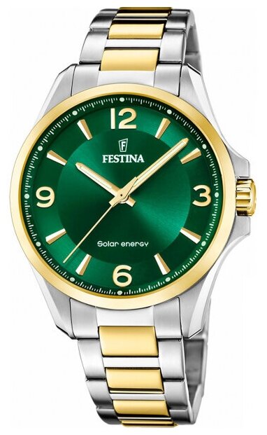 Наручные часы FESTINA Petite, зеленый, серебряный