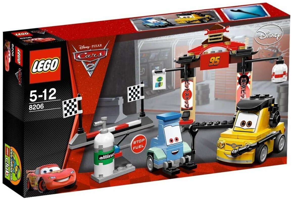 Конструктор LEGO Cars 8206 Токийский пит-стоп, 147 дет.