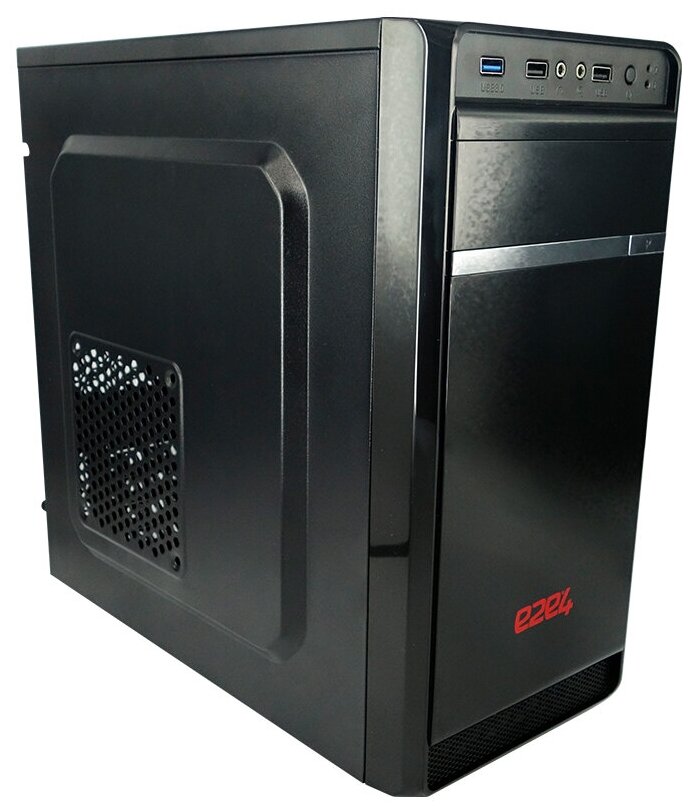 Корпус e2e4 BCM-06 mATX, Mini-Tower, 450Вт черный (OT-BCM-06-450W-B)