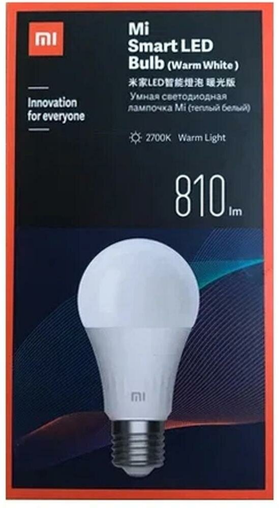Умная лампа Xiaomi Mi LED Smart Bulb XMBGDP01YLK (GPX4026GL) Warm White - фотография № 20