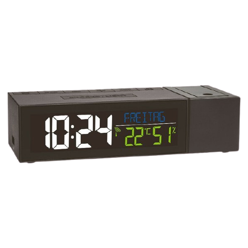 Часы с термометром TFA 60.5014.01, черный