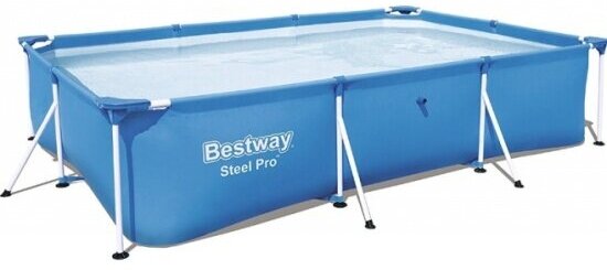 Бассеин каркасный прямоугольный Bestway Steel Pro 56404, 300 х 201 х 66 см, 3300 л