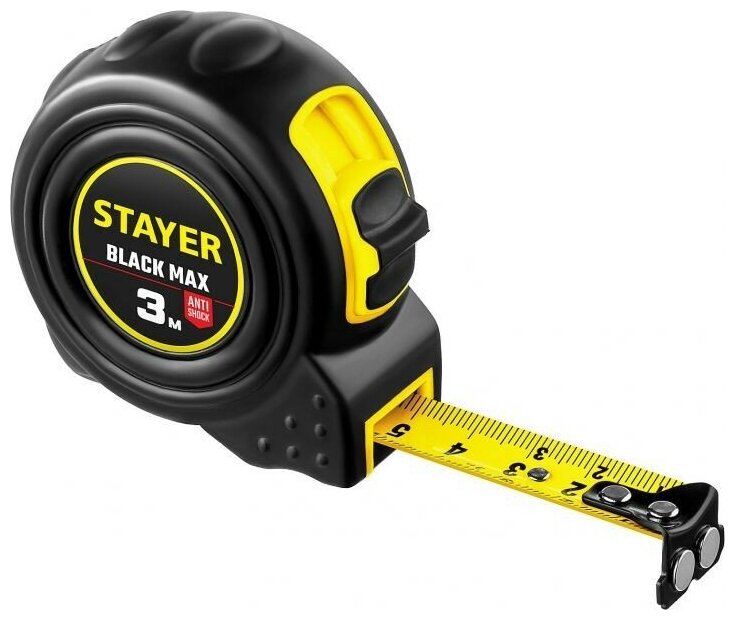 Рулетка Stayer Professional Black Max 3 м - фотография № 3