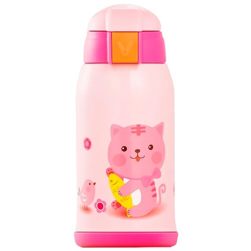 фото Классический термос xiaomi viomi children vacuum flask, 0.59 л розовый