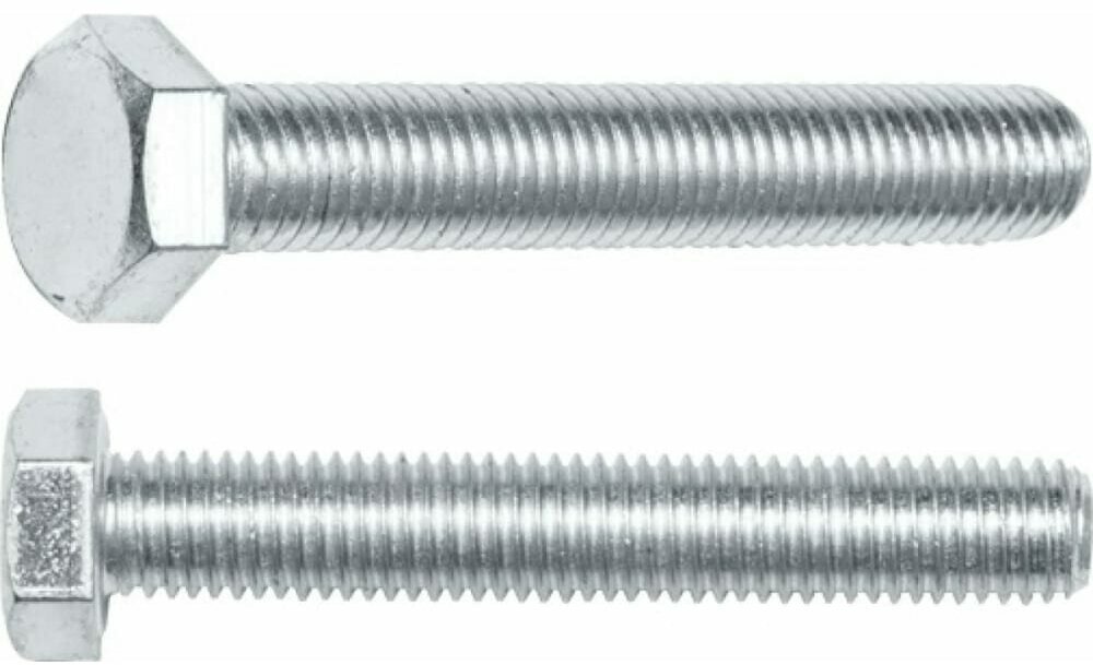 Болт М8х80 мм шестигр, цинк, кл. пр. 5.8, DIN 933 (5 кг) STARFIX (SMV1-15533-5)