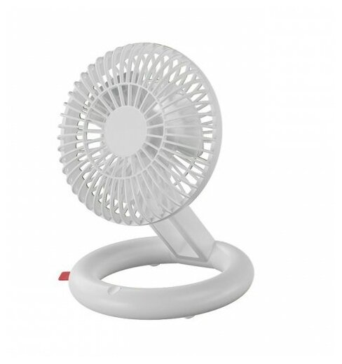 Настольный складной вентилятор Xiaomi Qualitell Storage Fan Portable, белый - фотография № 1