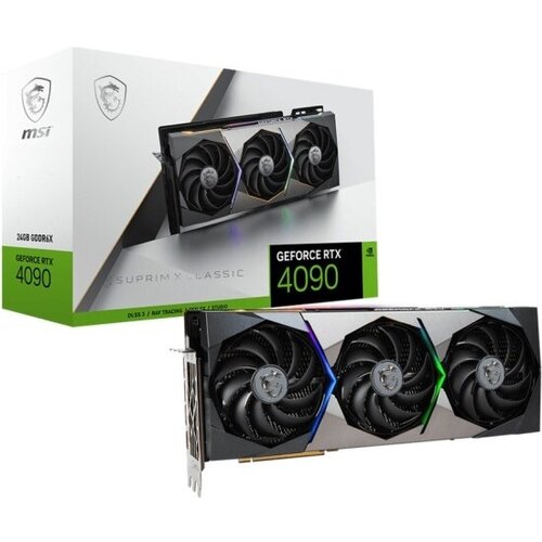 Видеокарта MSI GeForce RTX 4090 SUPRIM X CLASSIC 24G 22445500₽